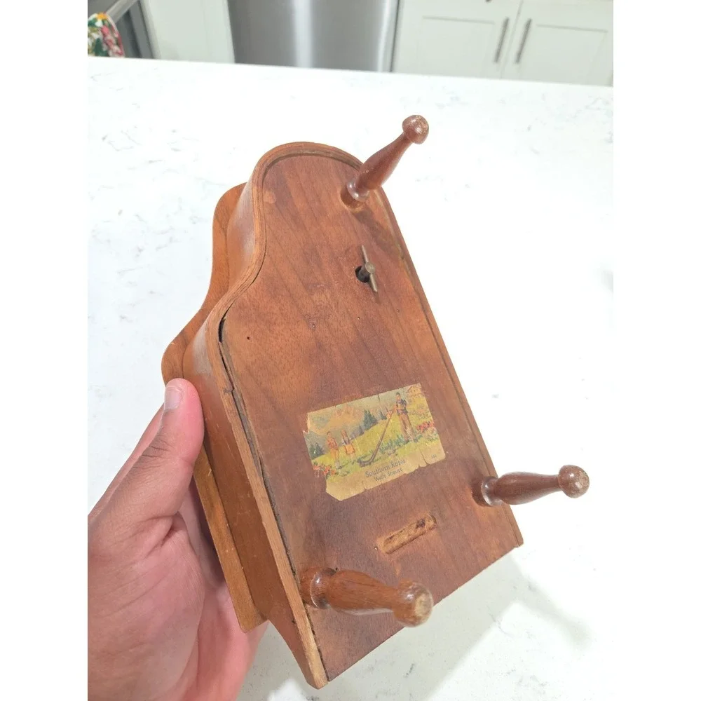 Vintage Swiss Grand Piano Music Box Music Southern Rose Working